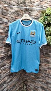 2013 2014 Man City Home Shirt A Negredo No9 Size Medium
