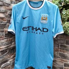 2013 2014 Man City Home Shirt A Negredo No9 Size Medium