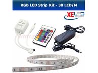 main image for ad New 2.5M RGB Colour Changing LED Strip Light Kit - 5050 SMD - 30 LED/M - Mood Lighting