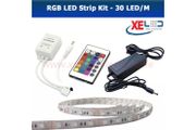 New 5M RGB Colour Changing LED Light Strip Kit - 5050 SMD - 30 LED/M - Mood Lighting