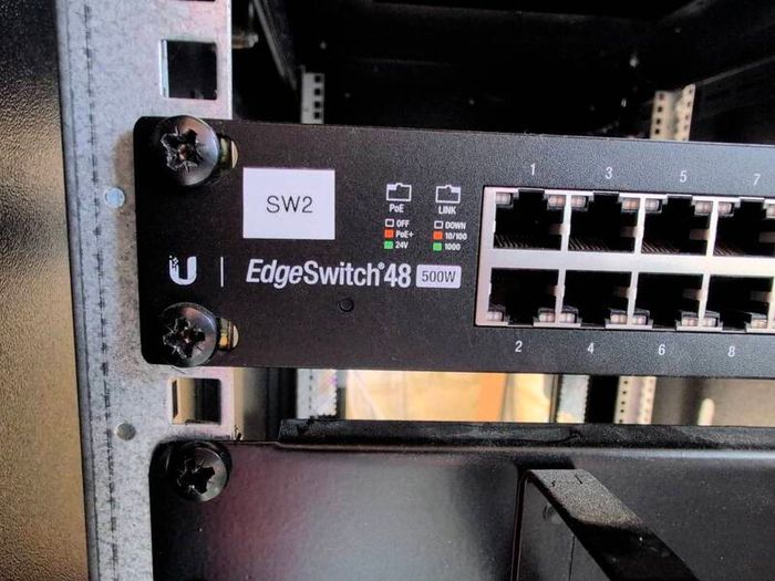 Comms Cabinet + Ubiquiti Switch