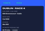 Tryka Men's 800 single Friday 3rd July