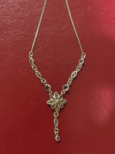 Sterling Silver Filigree Necklace