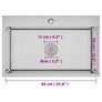 Handmade Kitchen Sink Black Stainless Steel Image 4