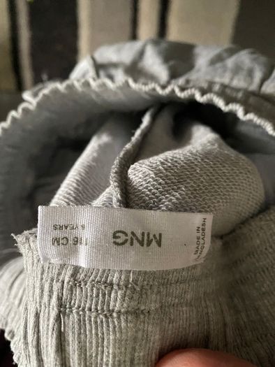 Light grey girl's trouser 116 Mango