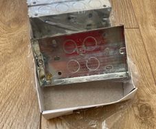 Switches and sockets metal installation Box