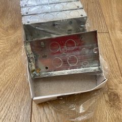 Switches and sockets metal installation Box