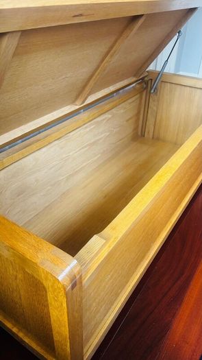 Habitat Rafius solid Oak blanket box/chest