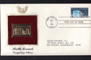 1984 USA Health Research Commemorative Stamps First Day Cover (FDC) with Gold Stamp Replica with New York cancel