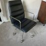 CB2 Ad Black Executive Office Chair / Desk Chair Image 3