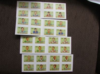Set of Four 1999 GAA Football Stamp Booklets. Self-Adhesive Team Millennium Stamp Booklet.MNH.