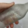 329 - Set of 5 Vintage Clear Glass Collectible Decorative Mineral Water Bottles Image 4
