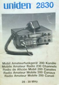 Uniden 2830 User Guide