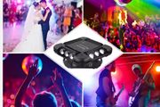 Storm Rotating Beam White Light Strobe Four-in-one