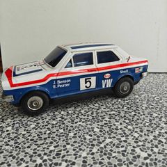 Vintage Asahi Japan large Tin Plate battery operated Volkswagen Derby 1977, very rare
