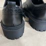 Black Loafer Style Shoes Image 2