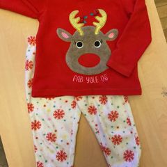 Christmas Fab-Yule-Us fleece pyjamas
