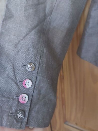 St Martins linen cotton blend jacket (free post)
