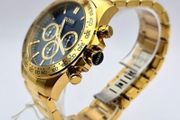 Hugo Boss 1513340  Ikon Steel Gold Chronograph Watch with Blue Dial BOXED
