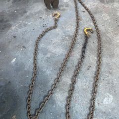 Plate lifter and chains
