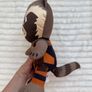 Marvel Guardians Of The Galaxy Rocket Raccoon approx. 12 Inch Plush Used Please look at the pictures Image 9