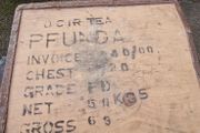 old tea shipping chest