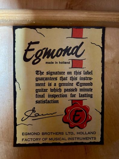 Egmond Acoustic Guitar