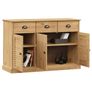 Sideboard with Drawers VIGO 113x40x75 cm Solid Wood Pine Image 3