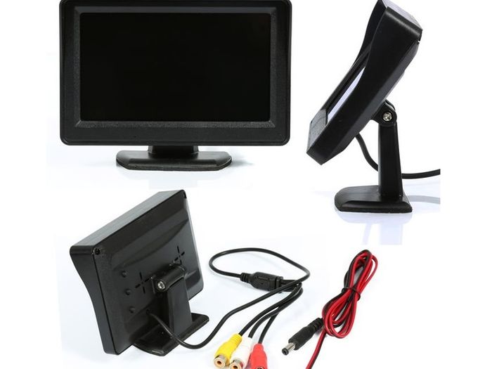 New Monitor TFT LCD 4.3 Inch Display Screen Antiflecs Protection DVD Car #1061