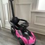 Kids Lamborghini Car 2-in-1 Push-Along Ride On (Pink) Image 2