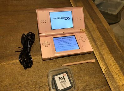 Perfect for Holidays - Nintendo DS Lite - Pink - With R4 Game card - #374
