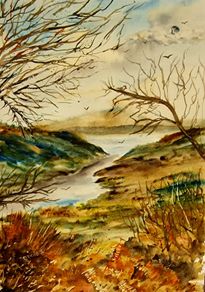 blackwater valley watercolor