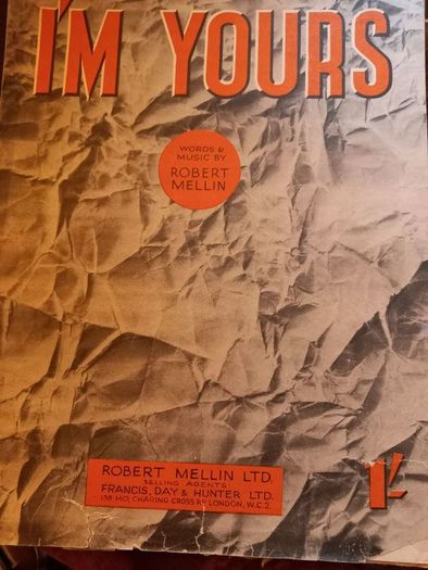 Vintage Sheet Music Lot