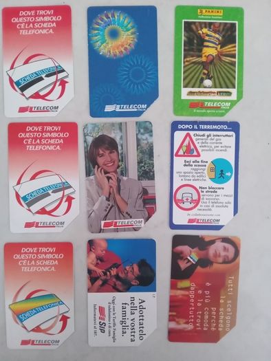 Call cards Italy and Greece. 99 cards