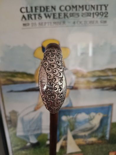 silver hallmarked 1919 cane