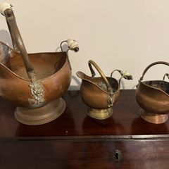 Antique Coal Bucket x 3