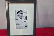Framed Titanic Captain Edward J. Smith Replica Portrait (20.5 x 26.5 cm)