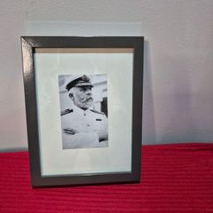 Framed Titanic Captain Edward J. Smith Replica Portrait (20.5 x 26.5 cm)
