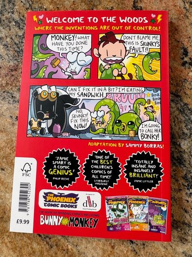 Bunny Vs Monkey books series (x4) - BRAND NEW
