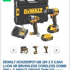 dewalt Twin drill kit DCK2029P2T