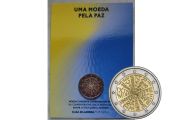 Portugal 2 Euro Base Metals Brilliant Uncirculated Coin 2023 - A Coin for Peace - 2 Euro Commemorative Coin
