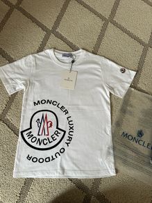 White Moncler Tshirt - New with tags