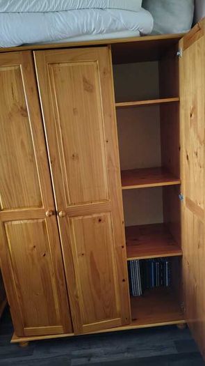 Wardrobe - Sol Pine Wood