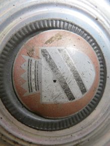 Vintage car hubcaps