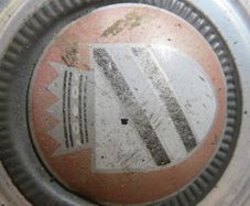 Vintage car hubcaps