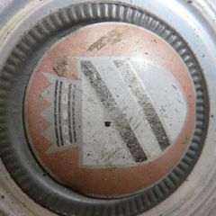 Vintage car hubcaps