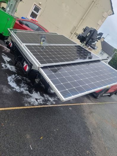 2 x Trime X Solar Lighting Tower