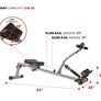 12 Adjustable Resistance Rowing Machine Rower w/ Digital Monitor (FREE POSTAGE) Image 4