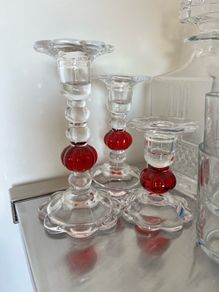 3 candle holders