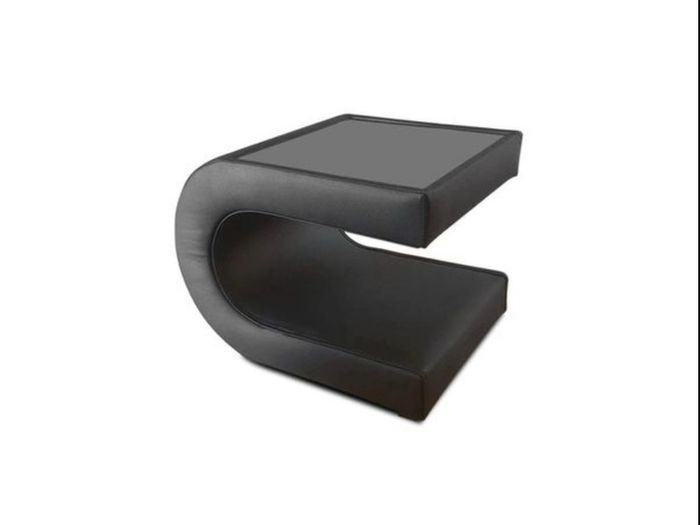 Contemporary Design Black Side Tables Bedside Lockers Brand New